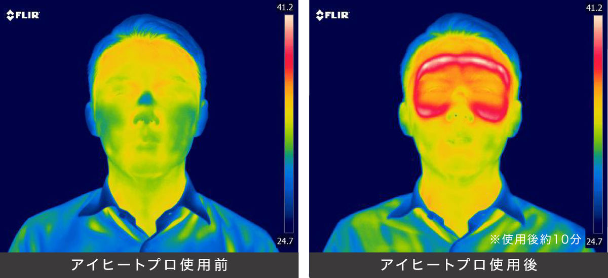 じんわり目元を温める快感