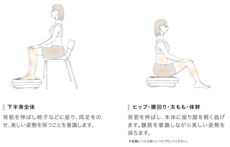 使い方は様々｜立ったり座ったり
