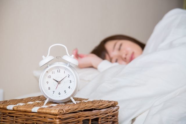 睡眠時間をしっかりとる