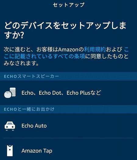 Echo Auto 設定