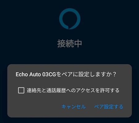 Echo Auto 設定