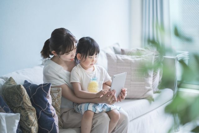 家族とのコミュニケーションをとる