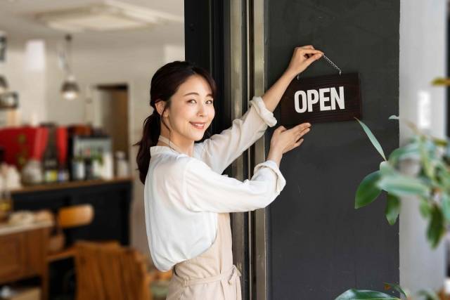 お店の来客センサー