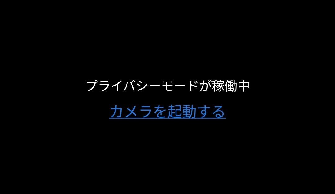 プライバシーモード搭載