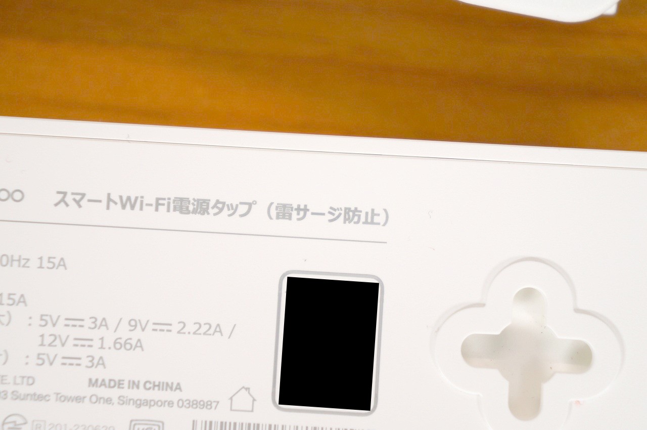 TP-Link Tapo P300 雷サージ防止