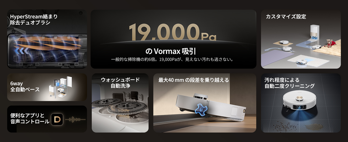 Dreame L40s Pro Ultraのスペック・主要機能一覧