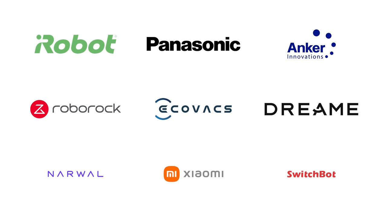 ロボット掃除機おすすめメーカー8社の評価と違い（iRobot・パナソニック・Anker・Roborock・ECOVACS・Dreame・Narwal・Xiaomi公式ロゴ一覧）