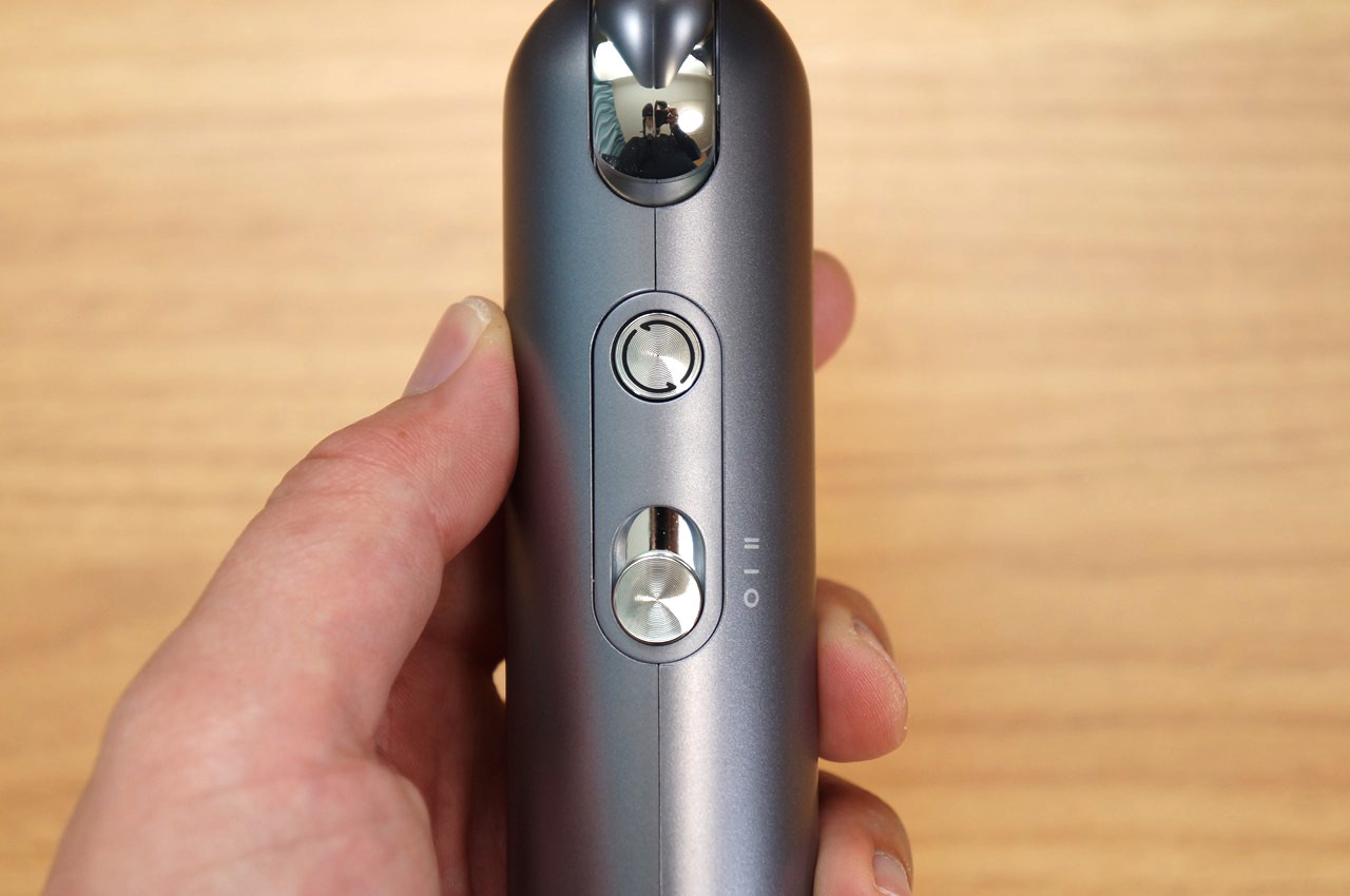 Dreame Pocket 冷風、温風、熱風の3段階の温度から選べる