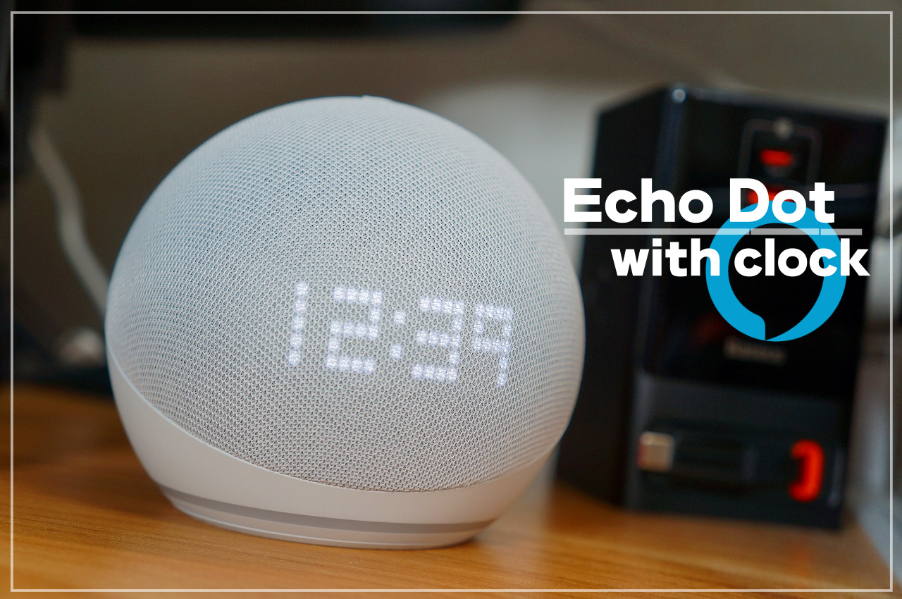 Echo Dot（エコードット）with clock第5世代レビュー｜コンパクトさと高音質を両立！
